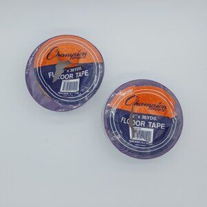 *Discounted* New 2 Pack Purple Vinyl Sports Tape for Gym Floors 2" by 36 yds.